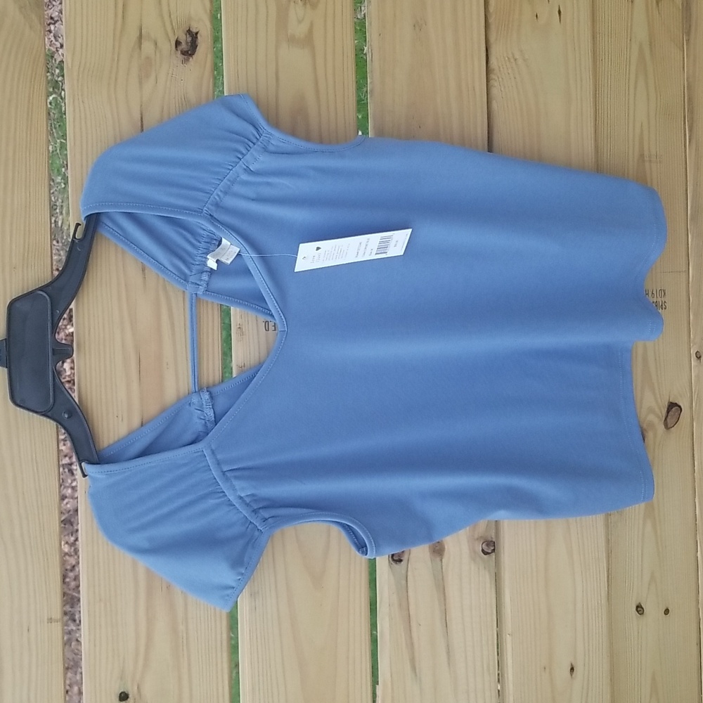 Cooper and Ella coronet blue M tank NWT